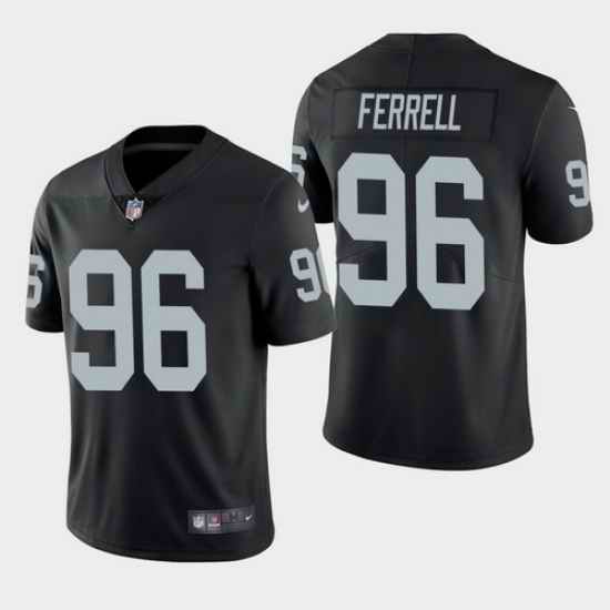 Raiders 96 Clelin Ferrell Black 2019 NFL Draft First Round Pick Vapor Untouchable Limited Jersey
